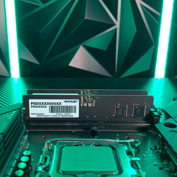 Модуль пам'яті для комп'ютера DDR5 16GB (2x8GB) 4800 MHz Signature Line Patriot (PSD516G4800K)