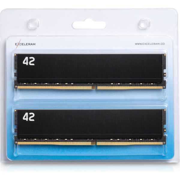 Модуль пам'яті для комп'ютера DDR4 16GB (2x8GB) 3200 MHz 42-Series eXceleram (E-42-002D-16)