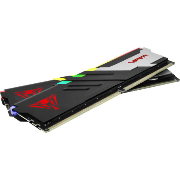 Модуль пам'яті для комп'ютера DDR5 64GB (2x32GB) 6000 MHz Viper Venom RGB Patriot (PVVR564G600C30K)