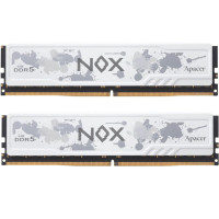 Модуль пам'яті для комп'ютера DDR5 32GB (2x16GB) 5200 MHz NOX White Apacer (AH5U32G52C522MWAA-2)