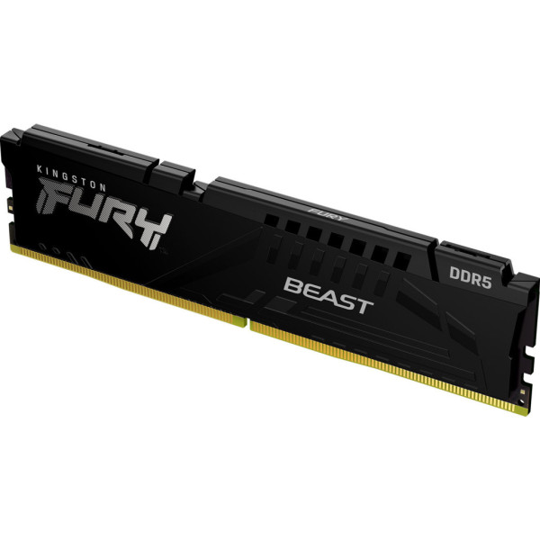 Модуль пам'яті для комп'ютера DDR5 8GB 5200 MHz Beast Black Kingston Fury (ex.HyperX) (KF552C40BB-8)