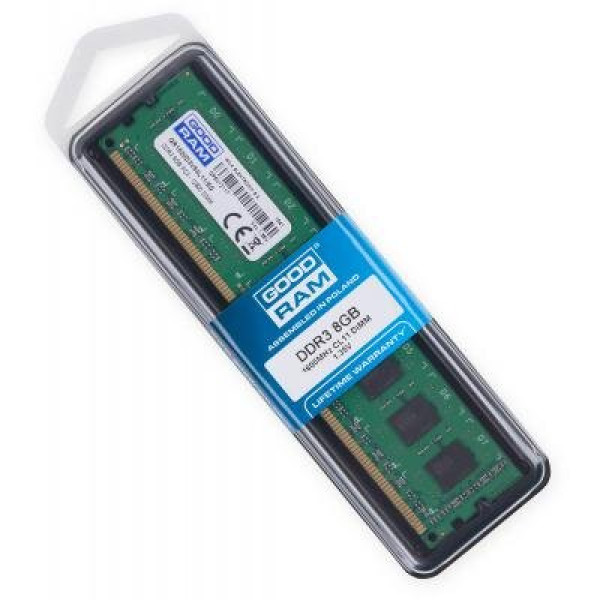 Модуль пам'яті для комп'ютера DDR3 8GB 1600 MHz GOODRAM (GR1600D3V64L11/8G)