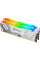 Модуль пам'яті для комп'ютера DDR5 32GB (2x16GB) 8000 MHz Renegade RGB White XMP Kingston Fury (ex.HyperX) (KF580C38RWAK2-32)