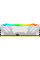 Модуль пам'яті для комп'ютера DDR5 32GB (2x16GB) 8000 MHz Renegade RGB White XMP Kingston Fury (ex.HyperX) (KF580C38RWAK2-32)