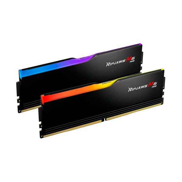 Модуль пам'яті для комп'ютера DDR5 32GB (2x16GB) 6000 MHz Ripjaws M5 RGB Matte Black G.Skill (F5-6000J3238F16GX2-RM5RK)