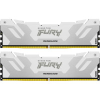 Модуль пам'яті для комп'ютера DDR5 64GB (2x32GB) 6400 MHz Renegade White XMP Kingston Fury (ex.HyperX) (KF564C32RWK2-64)
