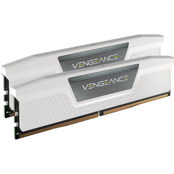 Модуль пам'яті для комп'ютера DDR5 32GB (2x16GB) 6400 MHz Vengeance White Corsair (CMK32GX5M2B6400Z32W)