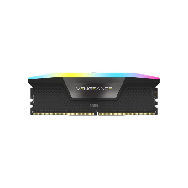 Модуль пам'яті для комп'ютера DDR5 96GB (2x48GB) 7200 MHz Vengeance RGB Black Corsair (CMH96GX5M2B7200C40)