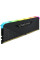 Модуль пам'яті для комп'ютера DDR4 16GB 3200 MHz Vengeance RGB RS Black Corsair (CMG16GX4M1E3200C16)