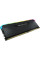 Модуль пам'яті для комп'ютера DDR4 16GB 3200 MHz Vengeance RGB RS Black Corsair (CMG16GX4M1E3200C16)