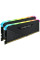 Модуль пам'яті для комп'ютера DDR4 32GB (2x16GB) 3600 MHz Vengeance RGB RS Black Corsair (CMG32GX4M2D3600C18)