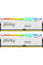 Модуль пам'яті для комп'ютера DDR5 32GB (2x16GB) 5600 MHz FURY Beast White RGB Kingston Fury (ex.HyperX) (KF556C36BWEAK2-32)