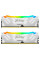 Модуль пам'яті для комп'ютера DDR5 48GB (2x24GB) 8400 MHz Renegade RGB White/Silver Kingston Fury (ex.HyperX) (KF584CU40RWAK2-48)