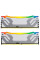 Модуль пам'яті для комп'ютера DDR5 48GB (2x24GB) 8400 MHz Renegade RGB White/Silver Kingston Fury (ex.HyperX) (KF584CU40RWAK2-48)