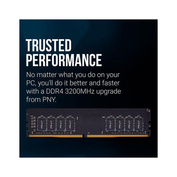 Модуль пам'яті для комп'ютера DDR4 8GB 3200 MHz PNY (MD8GSD43200-SI)