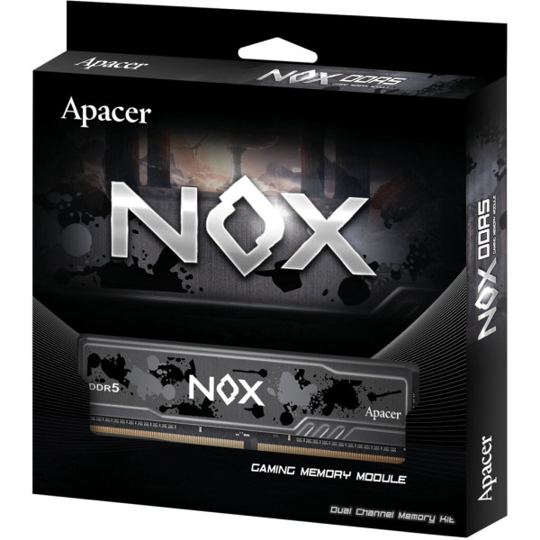 Модуль пам'яті для комп'ютера DDR5 32GB (2x16GB) 5600 MHz NOX Apacer (AH5U32G56C522MBAA-2)