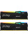 Модуль пам'яті для комп'ютера DDR5 32GB (2x16GB) 6000 MHz Beast RGB Kingston Fury (ex.HyperX) (KF560C36BBE2AK2-32)