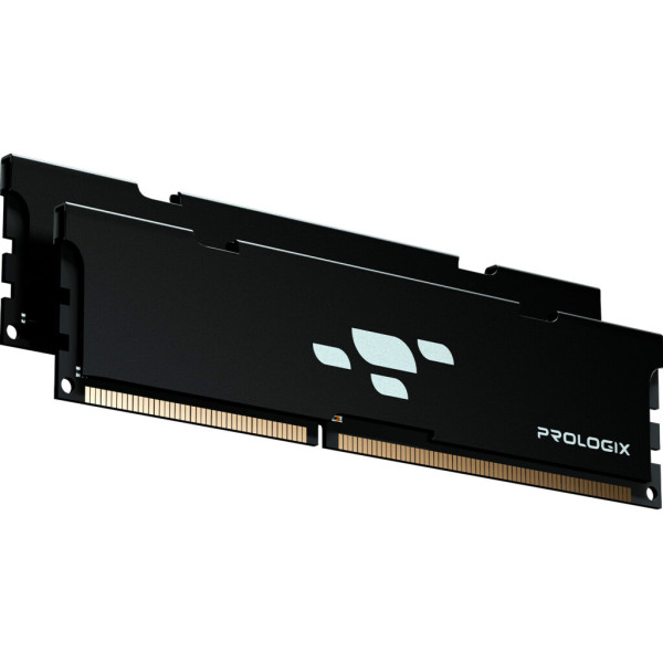 Модуль пам'яті для комп'ютера DDR5 32GB (2x16GB) 6000 MHz Black Prologix (PRO32GB6000B5K)