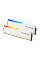 Модуль пам'яті для комп'ютера DDR5 32GB (2x16GB) 6400 MHz Ripjaws M5 RGB Matte White G.Skill (F5-6400J3648F16GX2-RM5RW)