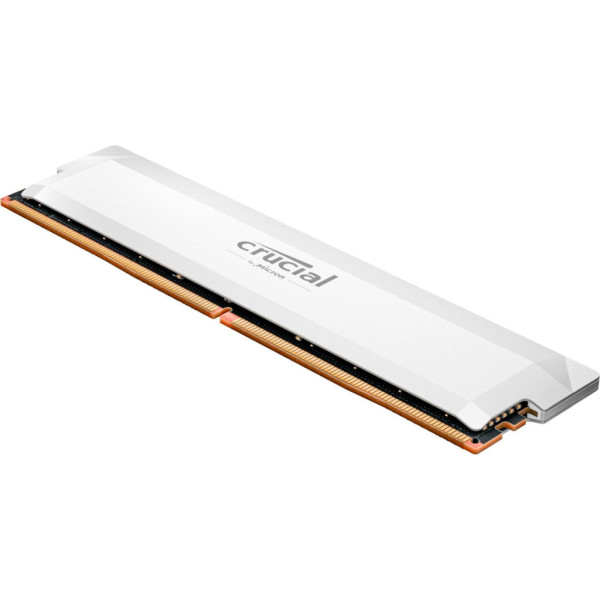 Модуль пам'яті для комп'ютера DDR5 16GB 6400 MHz Pro Overclocking White Micron (CP16G64C38U5W)