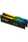 Модуль пам'яті для комп'ютера DDR5 64GB (2x32GB) 5600 MHz FURY Beast RGB Kingston Fury (ex.HyperX) (KF556C40BBAK2-64)