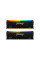 Модуль пам'яті для комп'ютера DDR5 32GB (2x16GB) 3200 MHz Beast RGB Kingston Fury (ex.HyperX) (KF432C16BB12AK2/32)