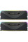 Модуль пам'яті для комп'ютера DDR4 32GB (2x16GB) 3600 MHz Vengeance RGB RT Black Corsair (CMN32GX4M2Z3600C18)