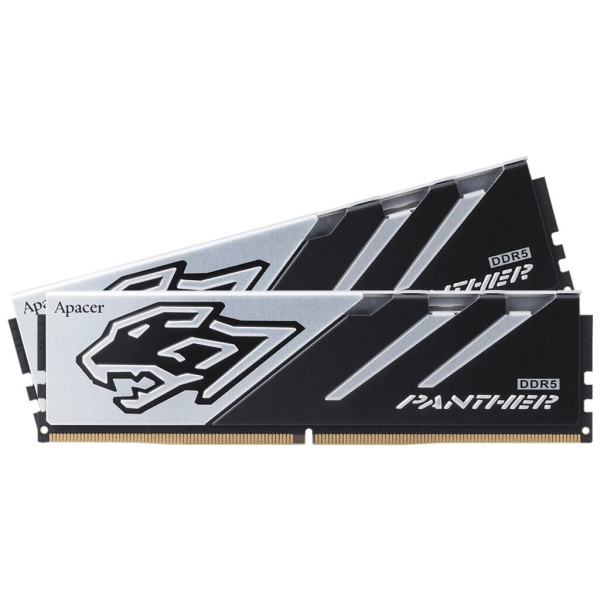 Модуль пам'яті для комп'ютера DDR5 32GB (2x16GB) 5200 MHz Panther Apacer (AH5U32G52C5227BAA-2)