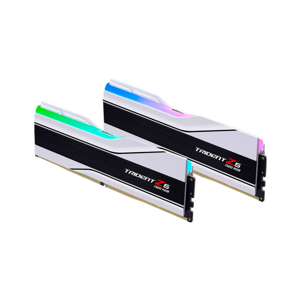 Модуль пам'яті для комп'ютера DDR5 32GB (2x16GB) 6000 MHz Trident Z5 Neo RGB Matte White G.Skill (F5-6000J2836G16GX2-TZ5NRW)