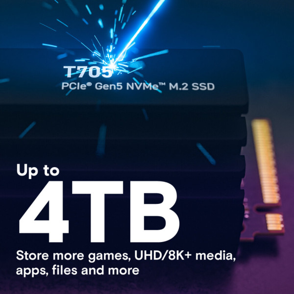 Накопичувач SSD M.2 2280 2TB T705 with Heatsink Micron (CT2000T705SSD5)