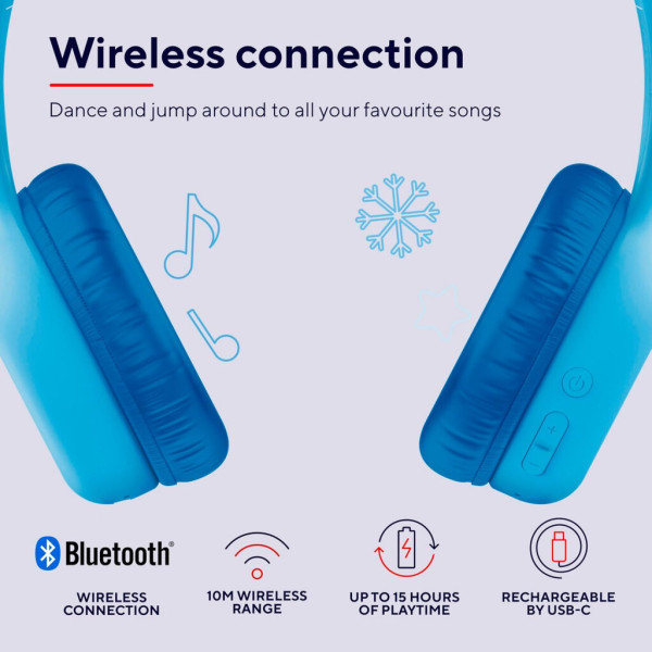 Навушники Trust Nouna Kids Wireless Blue (25275)