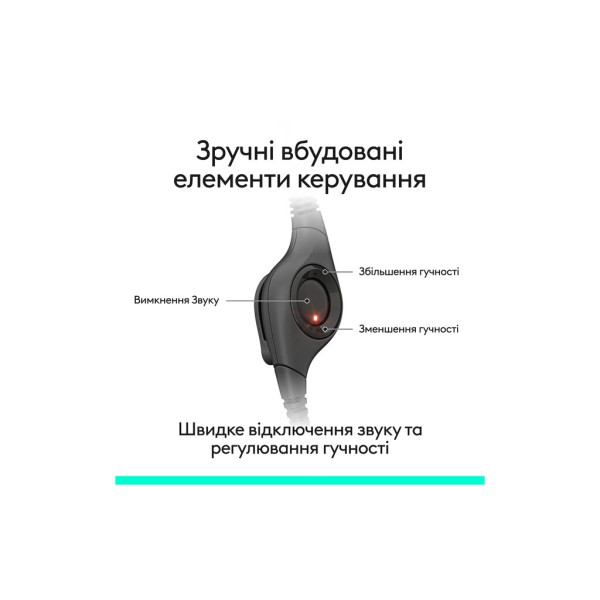 Навушники Logitech H390 USB-C Midnight Black (981-001576)