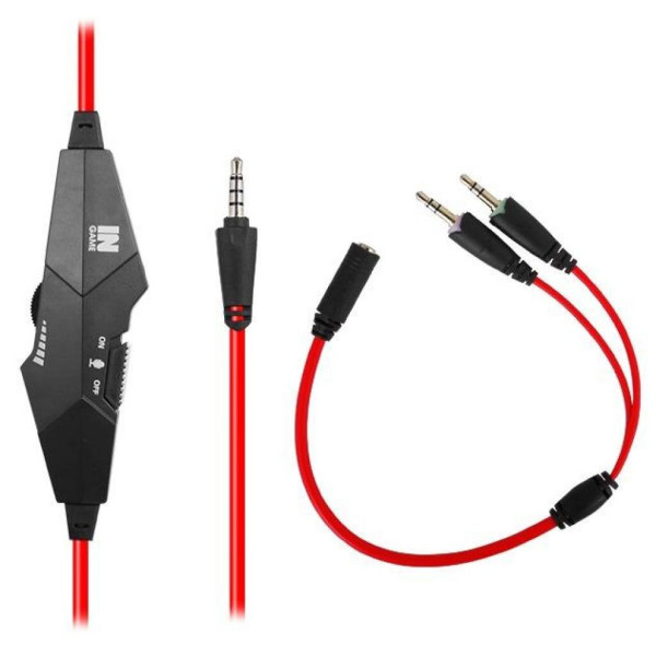 Навушники Gemix N1 Black-Red Gaming
