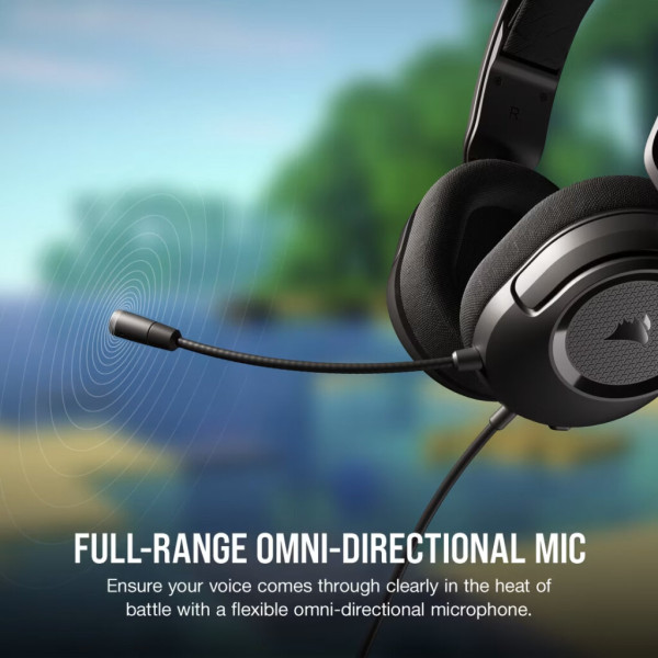 Навушники Corsair HS35 Surround v2 Multiplatform Gaming Carbon (CA-9011386-EU)