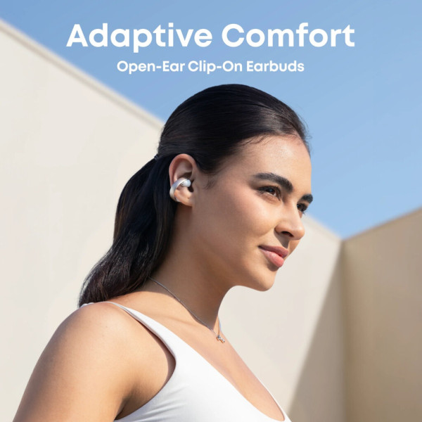 Навушники Anker SoundCore AeroClip White (A3388G21)