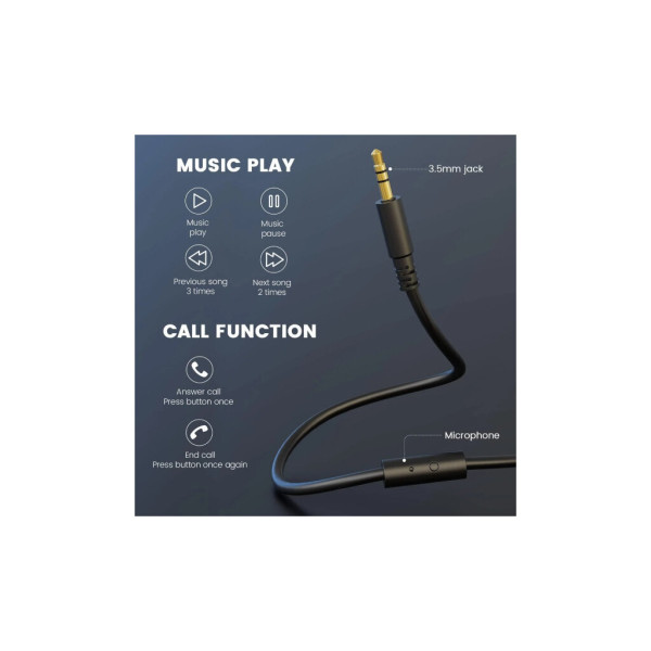 Навушники OneOdio Studio Hifi 3,5мм/6,35мм Black (Studio Hifi Black)