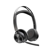 Навушники Poly Voyager Focus 2 MS Stereo USB-C + USB-C/A Adapter + Charging Stand Black (9T9J6AA)