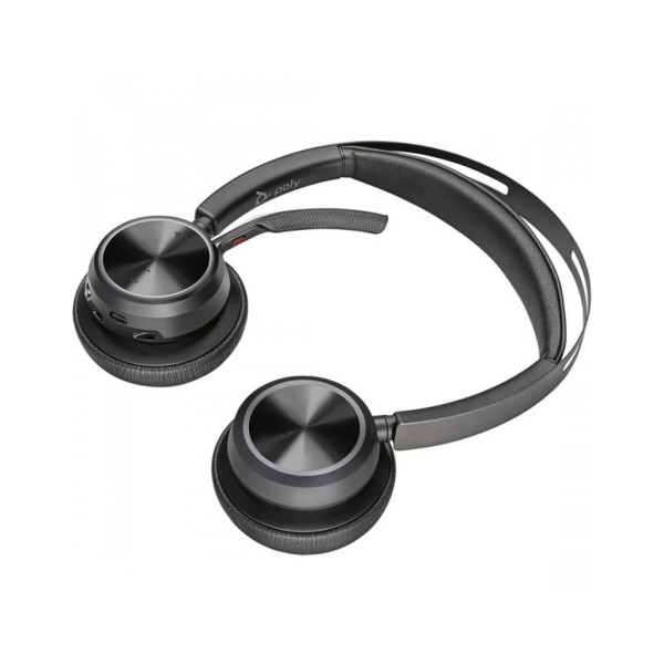 Навушники Poly Voyager Focus 2 MS Stereo USB-C + USB-C/A Adapter + Charging Stand Black (9T9J6AA)