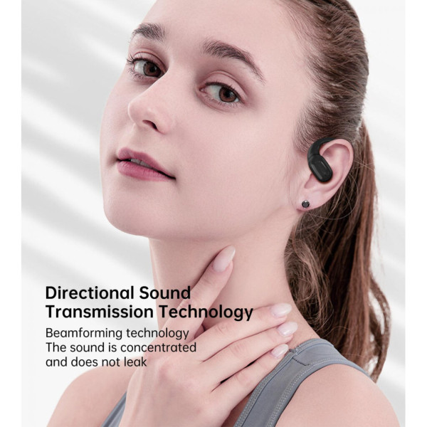 Навушники Choetech Open-ear з LED дисплеєм Black (BH-T25-BK)