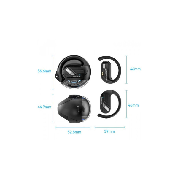 Навушники Vention OpenBeat O12 Black (NBUB0)