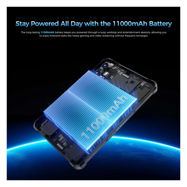 Планшет OUKITEL RT3plus 8" 4/128GB/ NFC / LTE Black (6941749808516)