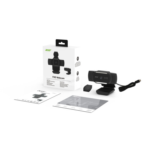 Веб-камера Acer FHD Webcam Black (HP.EXPBG.019)